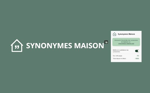 Synonymes Maison  from Chrome web store to be run with OffiDocs Chromium online