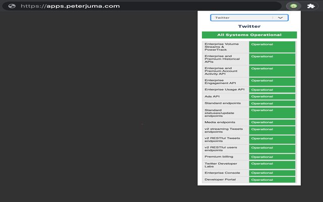 System Status  from Chrome web store to be run with OffiDocs Chromium online