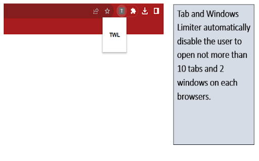 Tab and Window Limit  from Chrome web store to be run with OffiDocs Chromium online