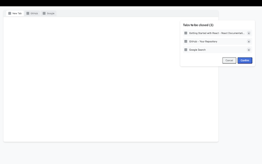 Tab Cleanup from Chrome web store to be run with OffiDocs Chromium online Tab Cleanup from Chrome web store to be run with OffiDocs Chromium online