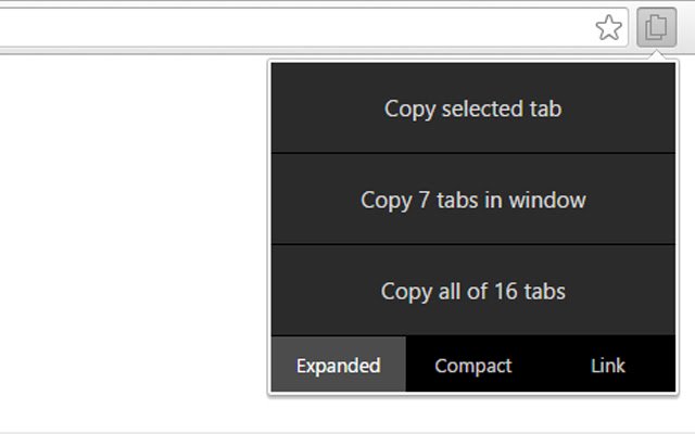 TabCopy dari toko web Chrome untuk dijalankan dengan OffiDocs Chromium online
