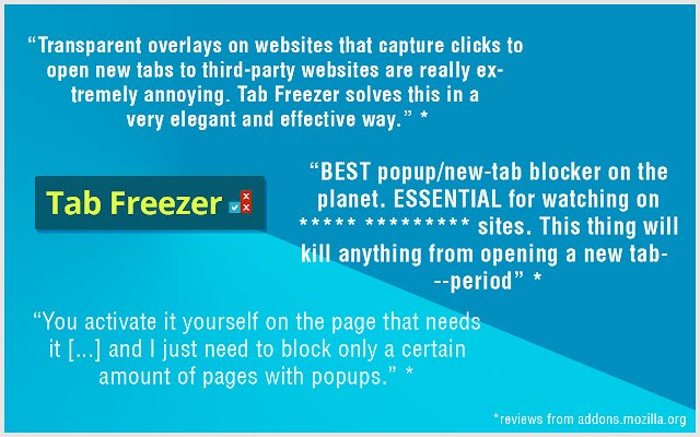 Tab Freezer  from Chrome web store to be run with OffiDocs Chromium online