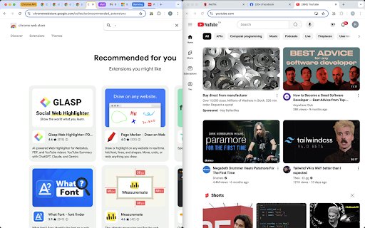 Tab Hop  from Chrome web store to be run with OffiDocs Chromium online