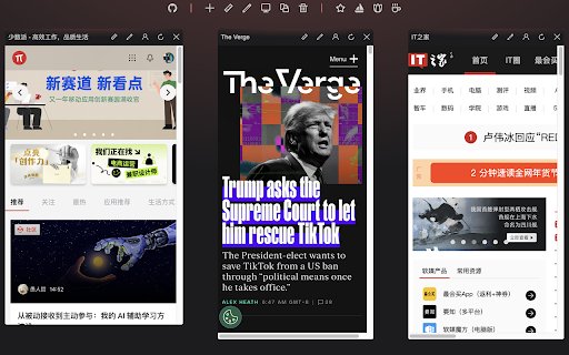 Tab less  from Chrome web store to be run with OffiDocs Chromium online