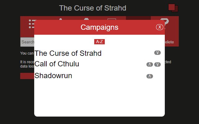 Tabletop Adventure Journal aus dem Chrome Web Store zur Ausführung mit OffiDocs Chromium online