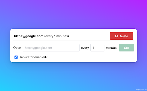 tablicator  from Chrome web store to be run with OffiDocs Chromium online