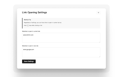 TabLink  from Chrome web store to be run with OffiDocs Chromium online