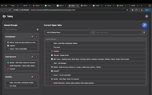 Tably  from Chrome web store to be run with OffiDocs Chromium online
