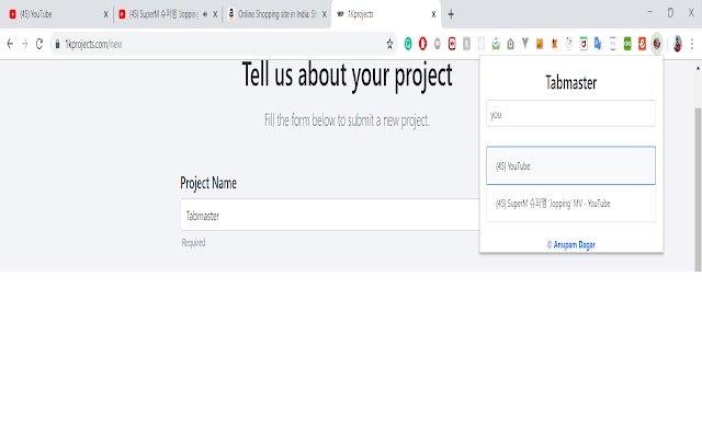 Tabmaster  from Chrome web store to be run with OffiDocs Chromium online
