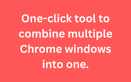 Tab Merger Merge Chrome Windows  Tabs  from Chrome web store to be run with OffiDocs Chromium online