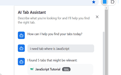 TabMind Smart Tab Manager  from Chrome web store to be run with OffiDocs Chromium online