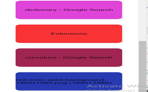 Tab Navigator  from Chrome web store to be run with OffiDocs Chromium online