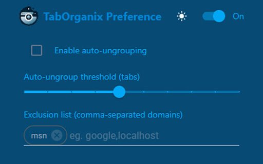 TabOrganix from Chrome web store to be run with OffiDocs Chromium online TabOrganix from Chrome web store to be run with OffiDocs Chromium online