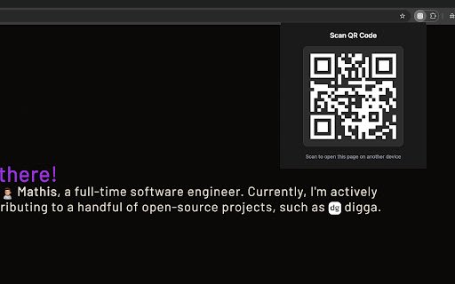 TabQR  from Chrome web store to be run with OffiDocs Chromium online