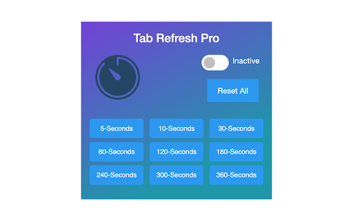 TabRefresher Pro  from Chrome web store to be run with OffiDocs Chromium online