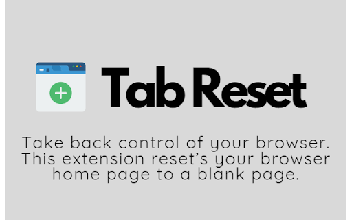 TabReset  from Chrome web store to be run with OffiDocs Chromium online
