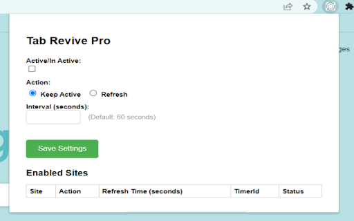 TabRevivePro  from Chrome web store to be run with OffiDocs Chromium online