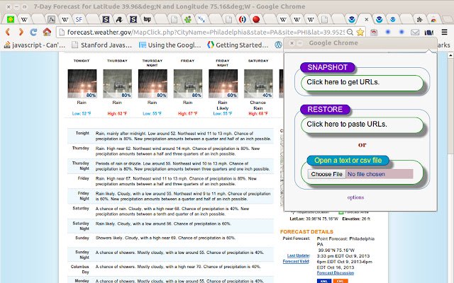 Tab Snap uit de Chrome-webwinkel om uit te voeren met OffiDocs Chromium online