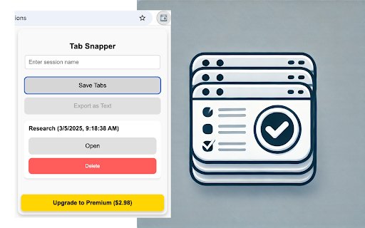 Tab Snapper from Chrome web store to be run with OffiDocs Chromium online Tab Snapper from Chrome web store to be run with OffiDocs Chromium online