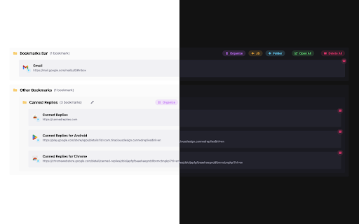 TabSquirrel  from Chrome web store to be run with OffiDocs Chromium online