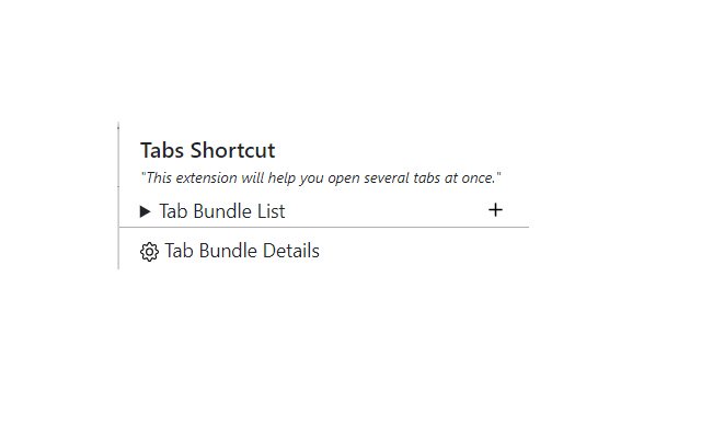 tabs shortcut  from Chrome web store to be run with OffiDocs Chromium online