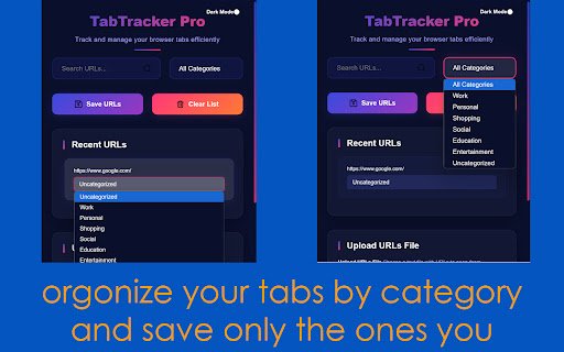 TabTracker Pro  from Chrome web store to be run with OffiDocs Chromium online