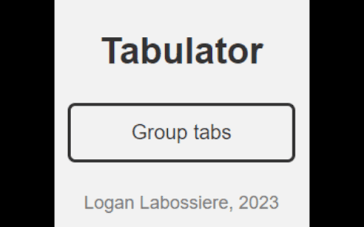 Tabulator!  from Chrome web store to be run with OffiDocs Chromium online