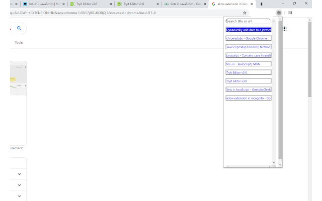 TabView dari toko web Chrome untuk dijalankan dengan OffiDocs Chromium online