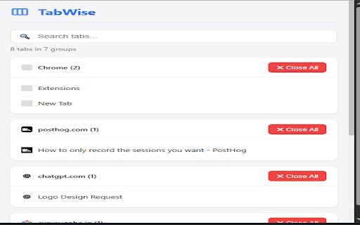 Tab Wise  from Chrome web store to be run with OffiDocs Chromium online