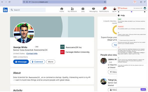 Tacitbase Chrome Plugin  from Chrome web store to be run with OffiDocs Chromium online