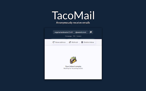 TacoMail from Chrome web store to be run with OffiDocs Chromium online TacoMail from Chrome web store to be run with OffiDocs Chromium online