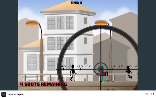 Tactical Squad Game Can you become the worlds best hitman?  from Chrome web store to be run with OffiDocs Chromium online