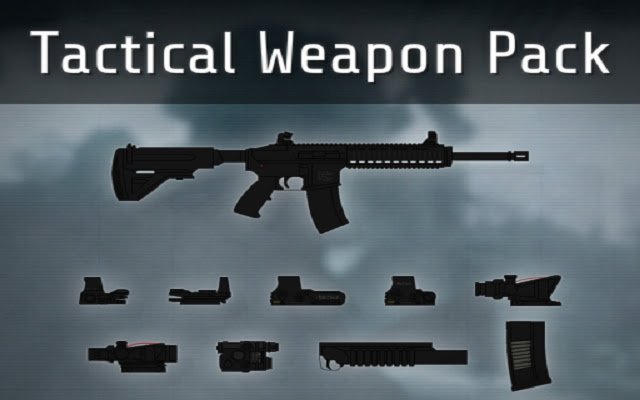Tactical Weapon Pack van de Chrome-webwinkel voor gebruik met OffiDocs Chromium online