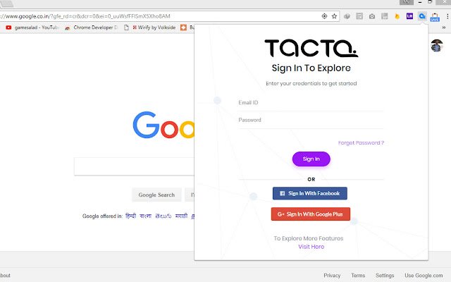TACTQ Launcher dal Chrome Web Store da eseguire con OffiDocs Chromium online