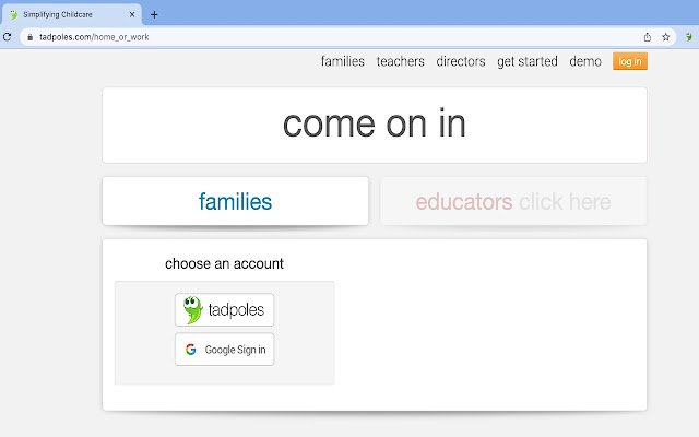 Tadpoles wiz  from Chrome web store to be run with OffiDocs Chromium online