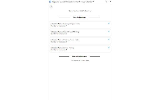 Tags and Custom Fields Boom for Google Calendar™  from Chrome web store to be run with OffiDocs Chromium online
