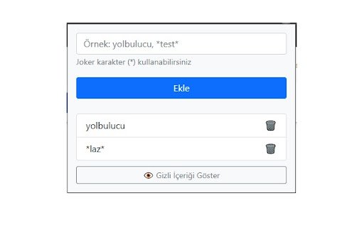Tahribat Mesaj Engelleyici  from Chrome web store to be run with OffiDocs Chromium online
