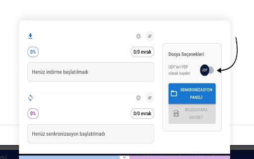 T akıbet Ofis | PDF Modülü  from Chrome web store to be run with OffiDocs Chromium online