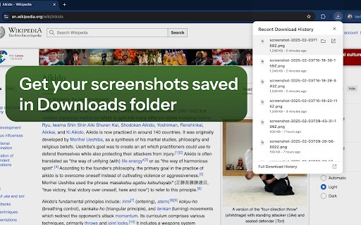 Take Screenshot  from Chrome web store to be run with OffiDocs Chromium online