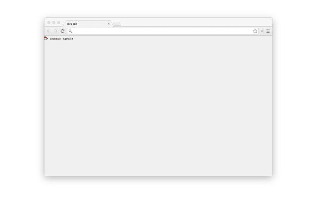 Taki Tab  from Chrome web store to be run with OffiDocs Chromium online