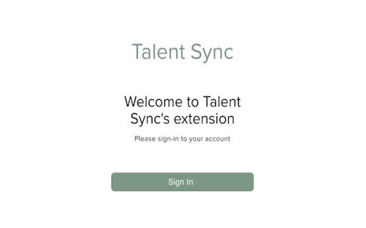Talent Sync  from Chrome web store to be run with OffiDocs Chromium online