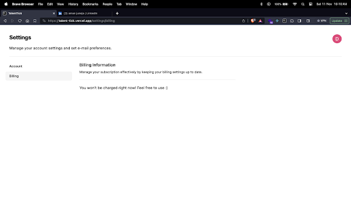 Talent Tick  from Chrome web store to be run with OffiDocs Chromium online