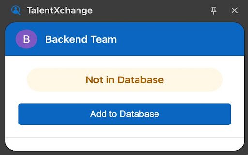 TalentXchange  from Chrome web store to be run with OffiDocs Chromium online