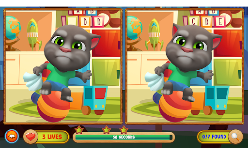 Talking Tom Spot Differences  from Chrome web store to be run with OffiDocs Chromium online
