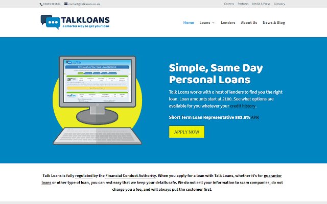 Talk Loans A Smarter Way to Get Your Loan  from Chrome web store to be run with OffiDocs Chromium online