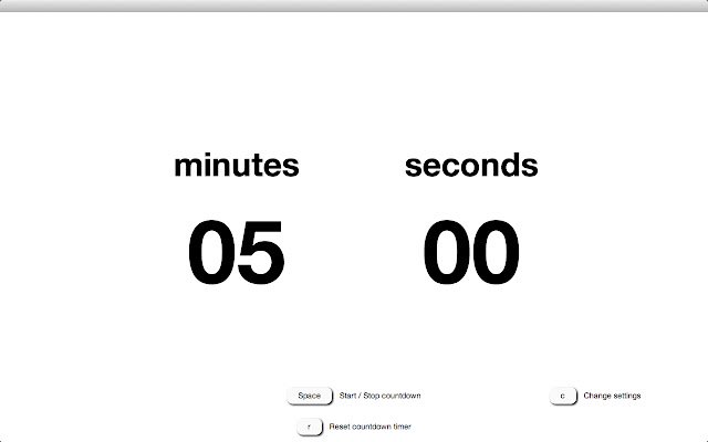 Talk Timer  from Chrome web store to be run with OffiDocs Chromium online