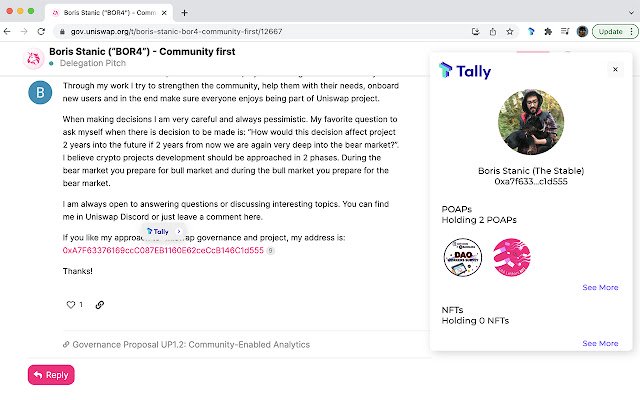 Tally из интернет-магазина Chrome будет работать с OffiDocs Chromium онлайн