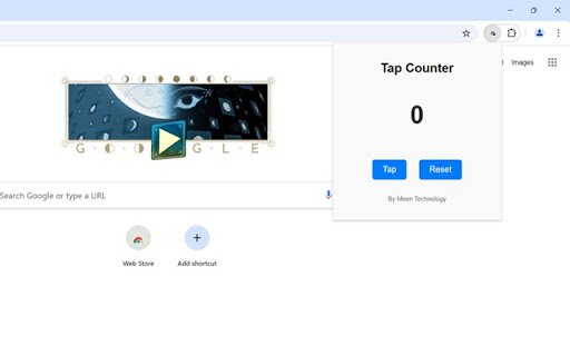 Tap Counter  from Chrome web store to be run with OffiDocs Chromium online