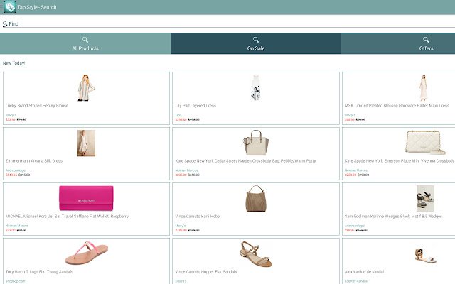 Ketuk Style Fashion Shopping dari toko web Chrome untuk dijalankan dengan OffiDocs Chromium online