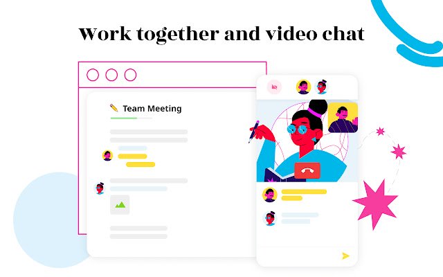 Taskade Teamtaken, notities, videochat vanuit de Chrome-webwinkel, uit te voeren met OffiDocs Chromium online